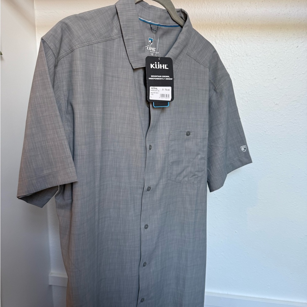 Kuhl Gray Casual Button Down Shirt